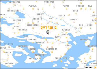 map of Rytsälä