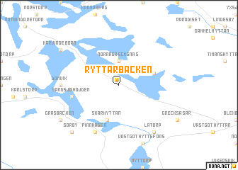 map of Ryttarbacken