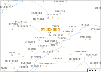 map of Ryukhovo