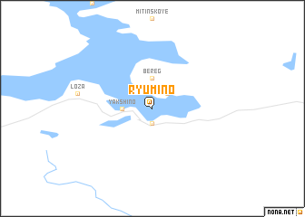 map of Ryumino
