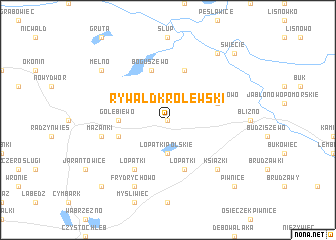 map of Rywałd Królewski