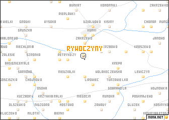 map of Rywoczyny