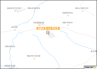 map of Ryzhanovka