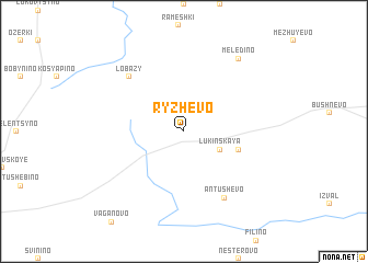 map of Ryzhëvo