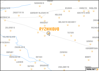 map of Ryzhikovo