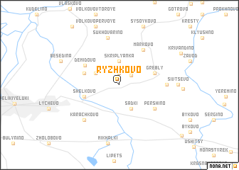 map of Ryzhkovo