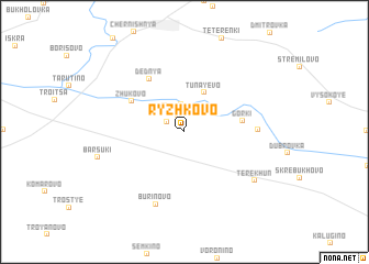 map of Ryzhkovo