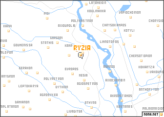 map of Rýzia