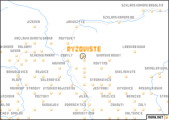 map of Ryžoviště