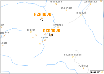 map of Ržanovo