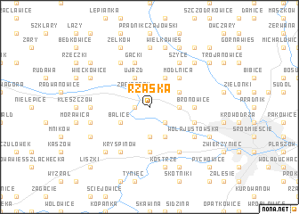 map of Rząska