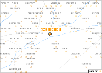 map of Rzemichów