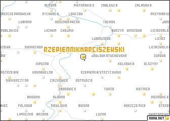 map of Rzepiennik Marciszewski