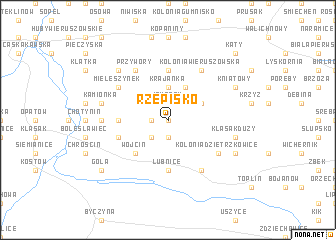 map of Rzepisko
