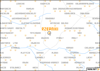 map of Rzepniki