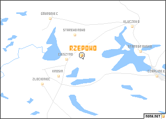 map of Rzepowo