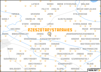 map of Rzeszotary Stara Wieś