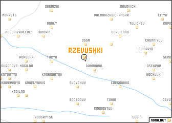 map of Rzevushki
