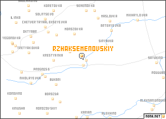 map of Rzhaksemënovskiy