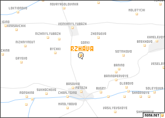 map of Rzhava