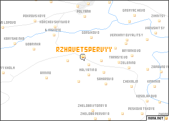 map of Rzhavets Pervyy