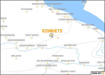 map of Rzhavets