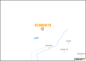 map of Rzhavets