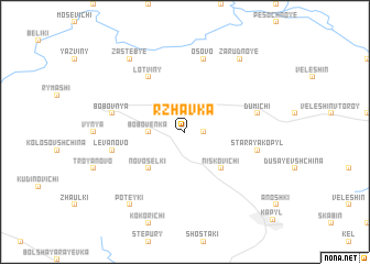 map of Rzhavka