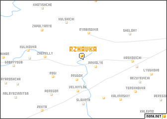 map of Rzhavka