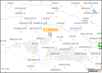 map of Rzhavki