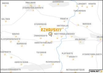 map of Rzhavskiy