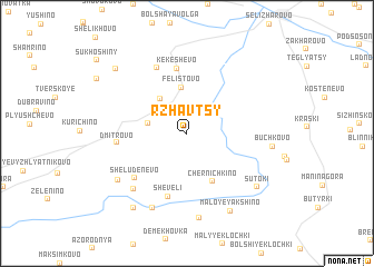 map of Rzhavtsy