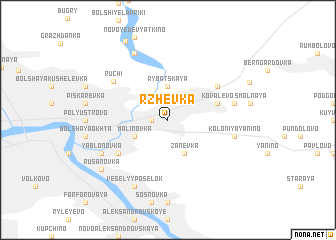 map of Rzhëvka