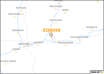 map of Rzhëvka