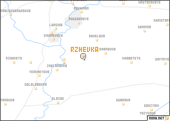 map of Rzhëvka