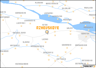 map of Rzhevskoye