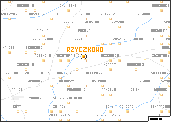 map of Rzyczkowo