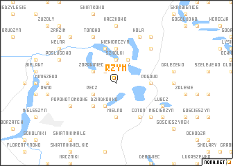 map of Rzym