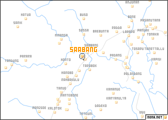 map of Saabang