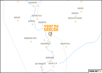 map of Saacow