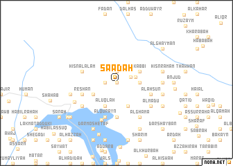 map of Sa‘ādah