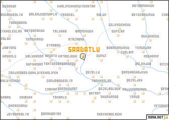 map of Sa‘ādatlū