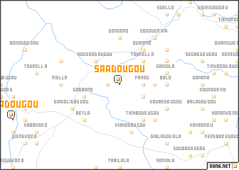 map of Saadougou