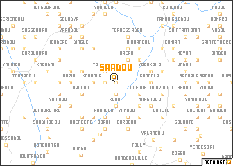 map of Saadou