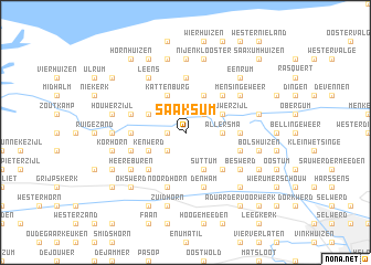 map of Saaksum