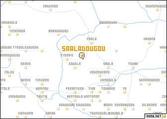 map of Saaladougou