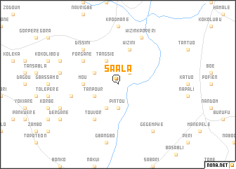 map of Saala