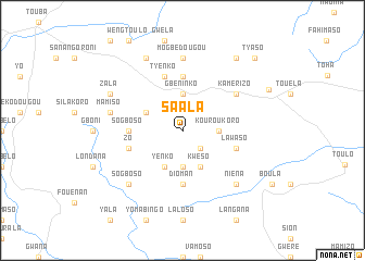 map of Saala