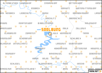 map of Saalburg