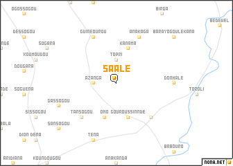 map of Saalé